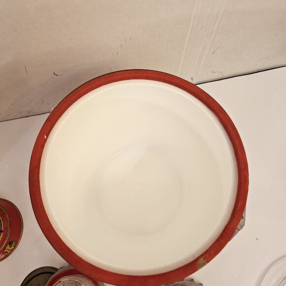 vtg coca cola collectibles Ice Bucket Franklin Mint Holiday Figurine Polar Santa - Picture 16 of 16